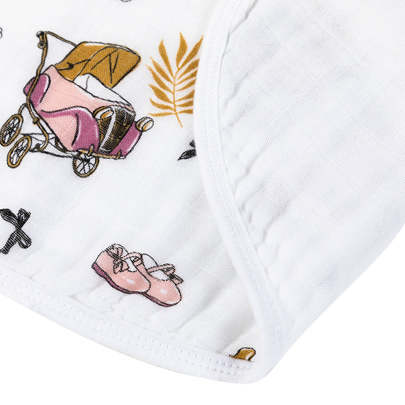 Champagne Dreams Burp Cloth and Bib