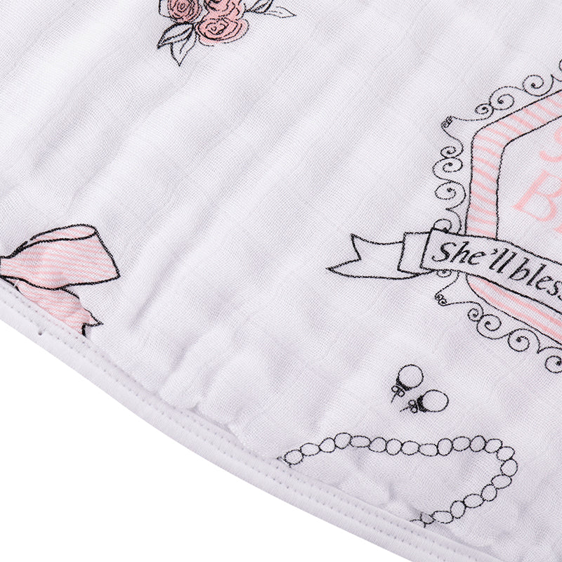 Southern Belle Burp Cloth and Bib