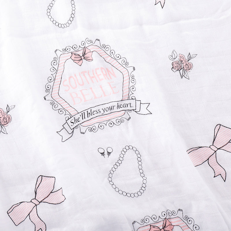 Southern Belle Swaddle Blanket