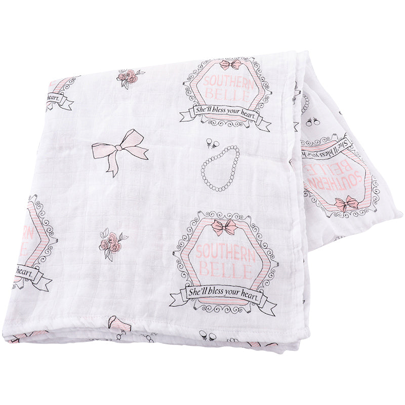 Southern Belle Swaddle Blanket