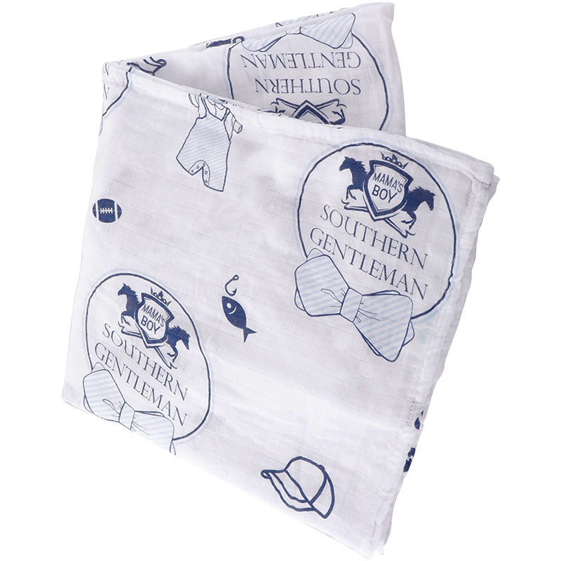 Southern Gentleman Swaddle Blanket