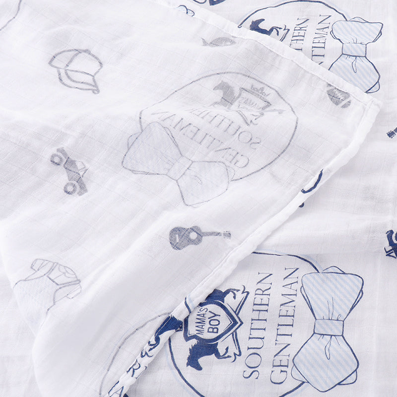 Southern Gentleman Swaddle Blanket